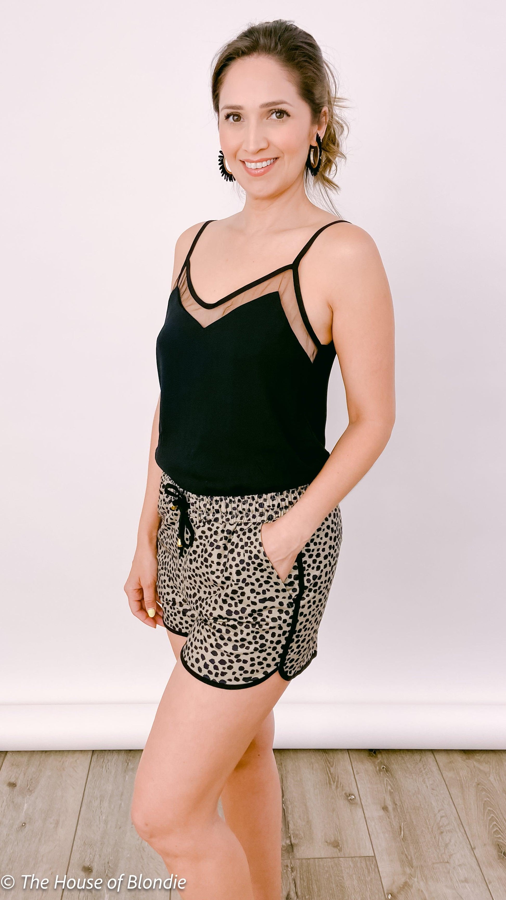 Cheetah Print Knockabout Shorts by www.thehouseofblondie.com