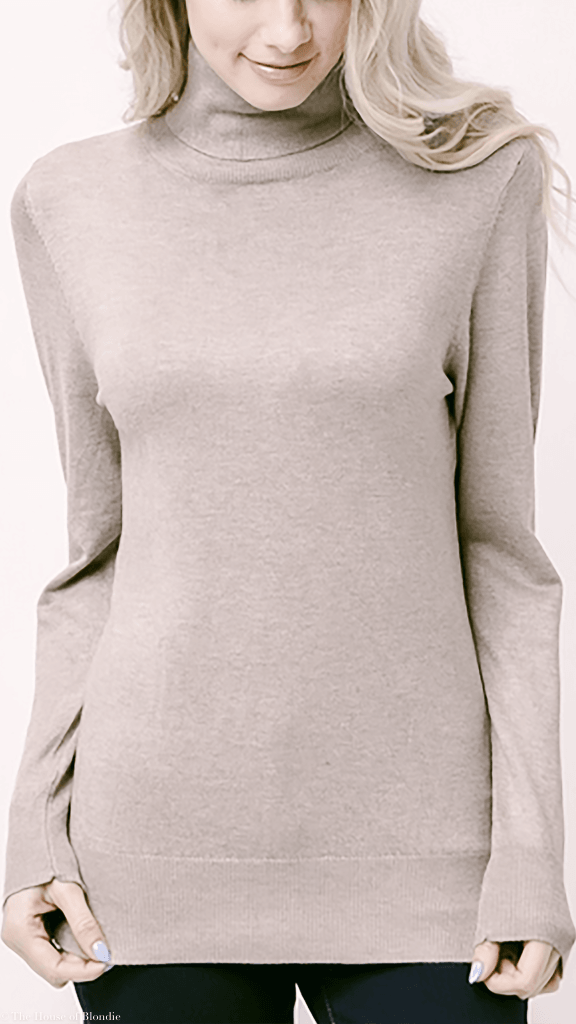 Clarissa Turtleneck Pullover Knit Sweater (4 Colorways) by www.thehouseofblondie.com