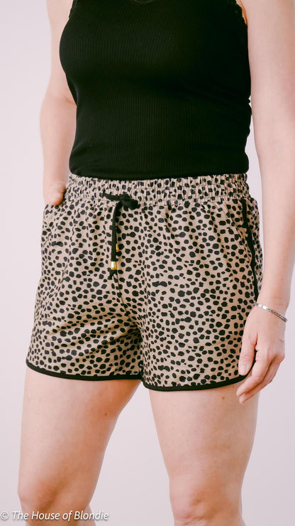 Cheetah Knockabout Shorts by www.thehouseofblondie.com