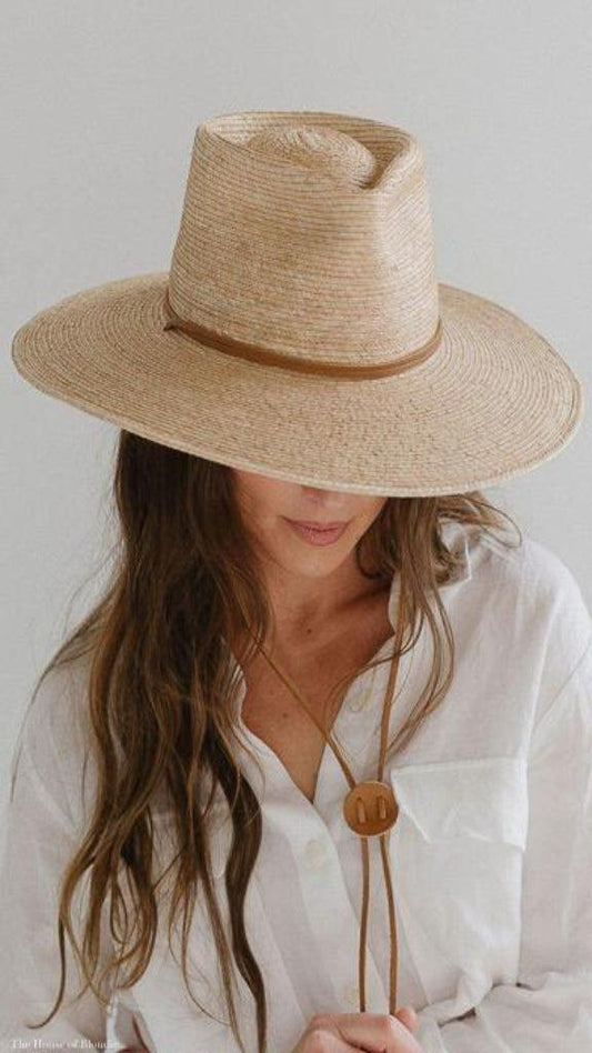 River Guatemalan Palm Straw Rancher Hat by www.thehouseofblondie.com