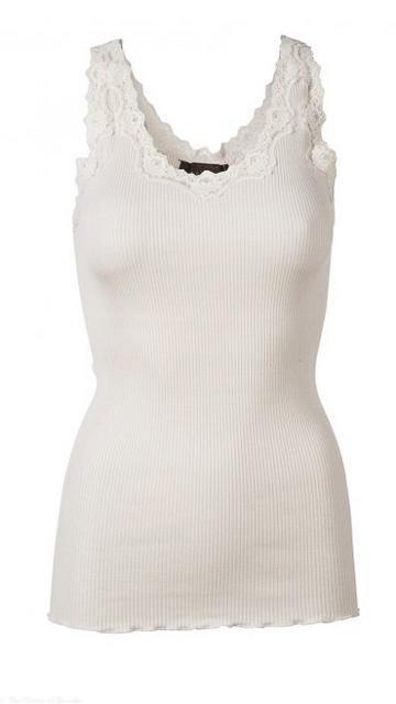 Soft Powder Rosemunde Babette Silk Lace Tank Top by www.thehouseofblondie.com